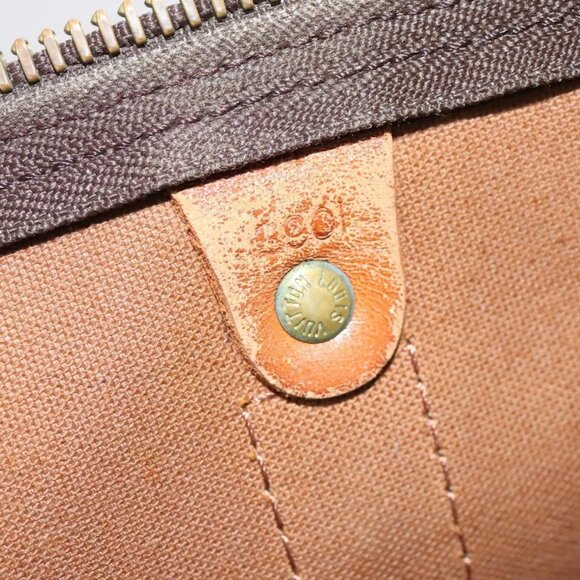 LOUIS VUITTON Monogram Keepall 55 Boston Bag M41424 LV Auth MY147 - Picture 10 of 16